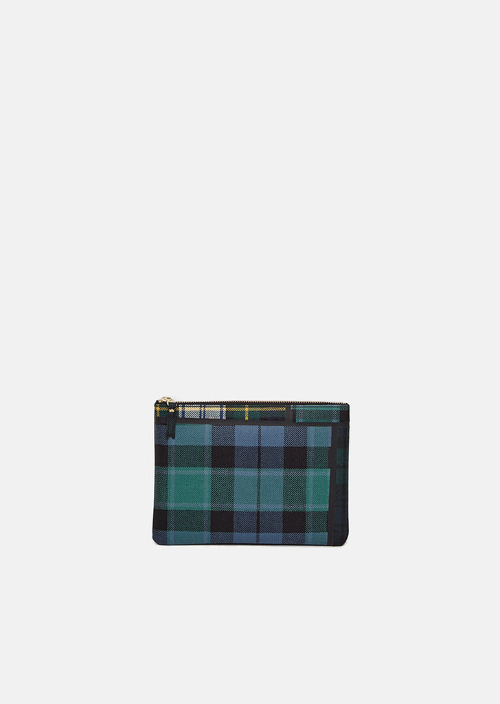 Tartan Patchwork Zip Pouch