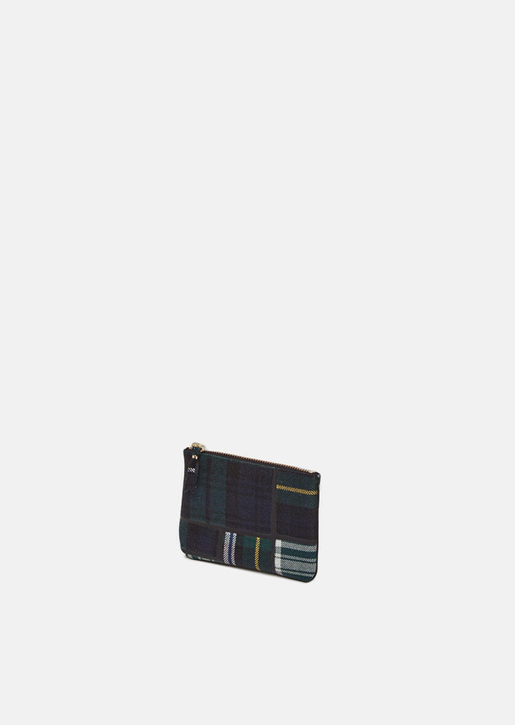 Tartan Patchwork Mini Zip Pouch