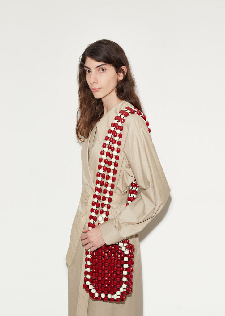 Wood Beads Small Bag