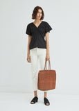 Buffalo Woven Leather Shopper
