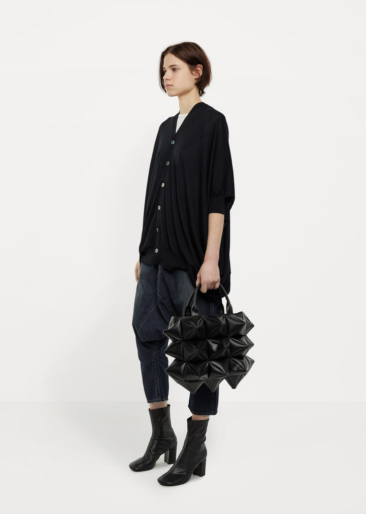 Spiked Top-Handle Bag