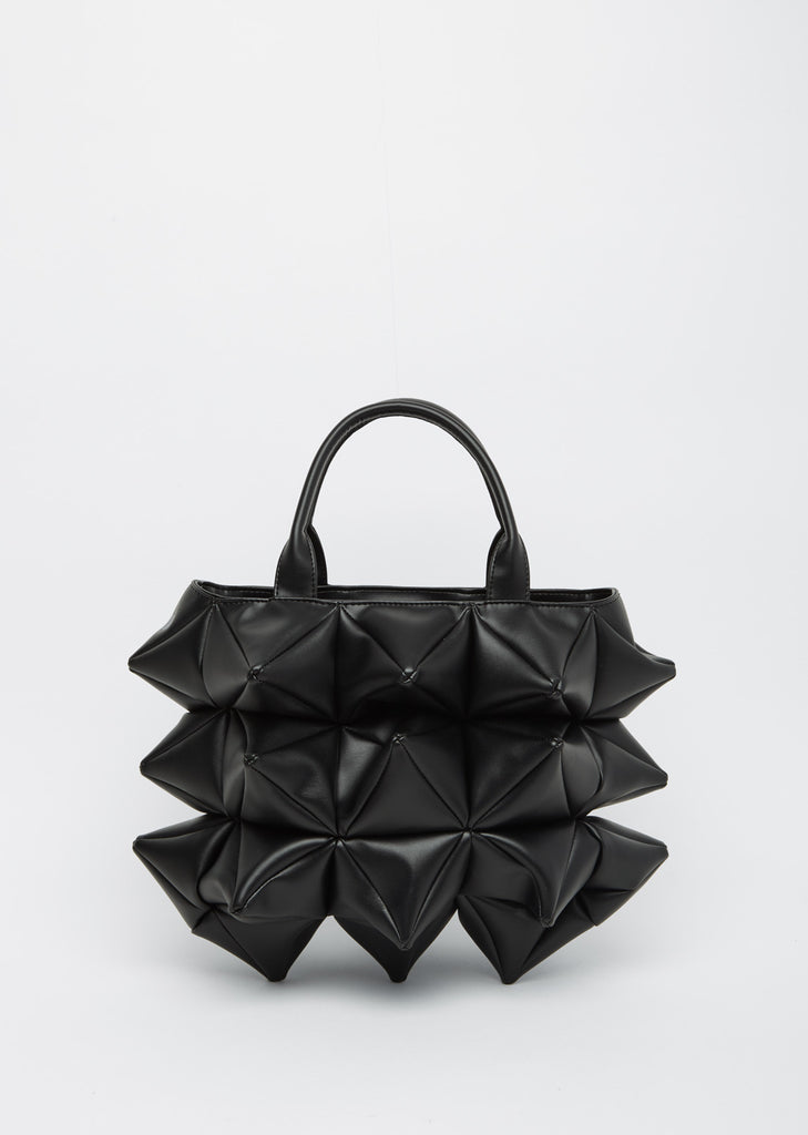 Spiked Top-Handle Bag