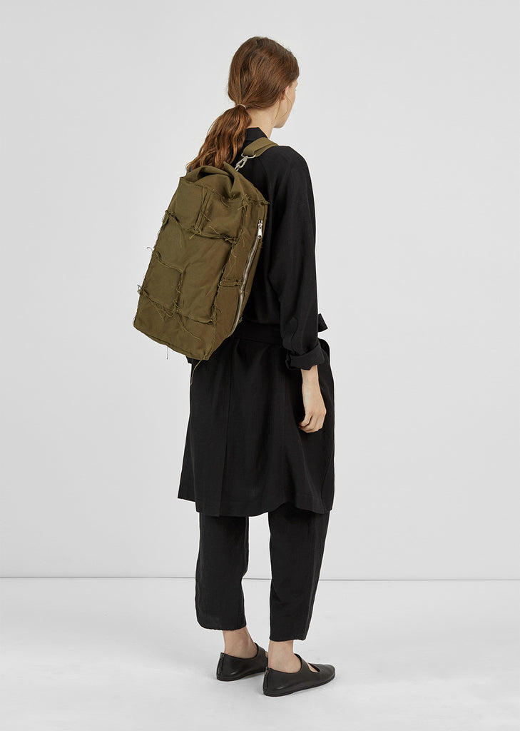 Cotton Canvas Patchwork Bag