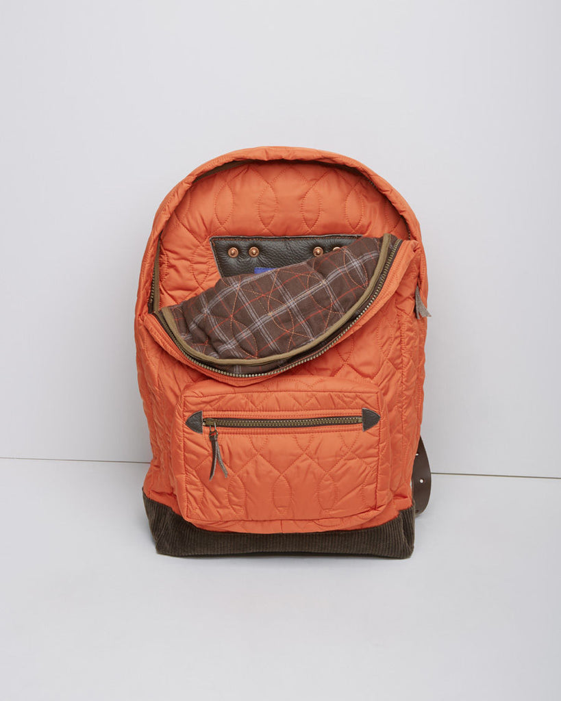 Quilted Nylon Backpack