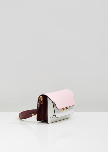 【MARNI】MINI TRUNK SHOULDER BAG Red leather Trunkaroo mini shoulder bag | Marni