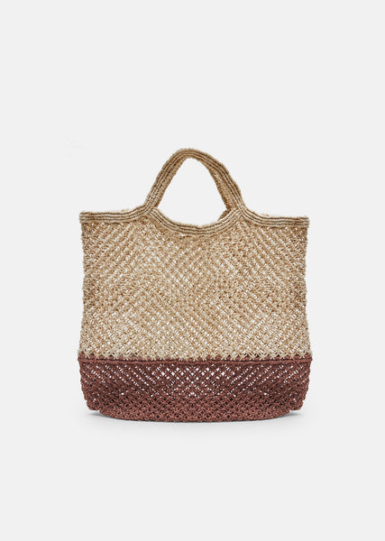 【わんこ様】MAISON BENGAL Jute Macrame Bag Ron Jute macramé fringe bags - Bags and totes - MAISON BENGAL | MOM