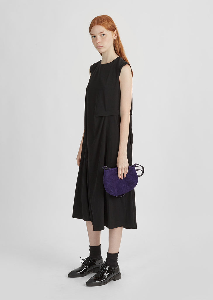 Fantasmino Distressed Suede Bag