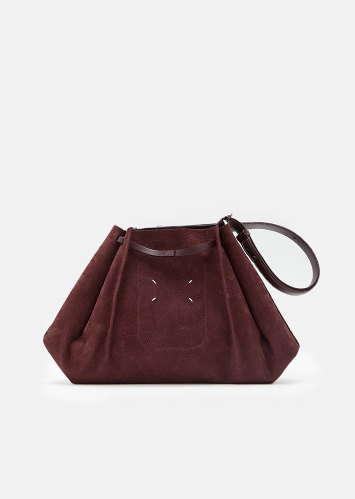 Nabuk Drawstring Shoulder Bag