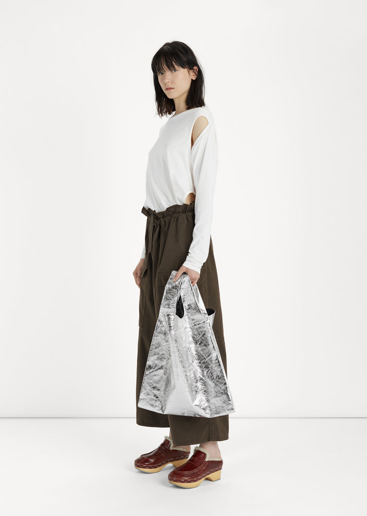 Mirror Synthetic Leather Bag