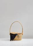 Mini Jeanne Flor Straw Basket Bag