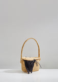 Mini Jeanne Flor Straw Basket Bag