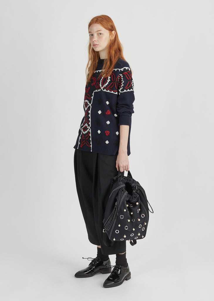 Go-Go Medium Satin Knapsack