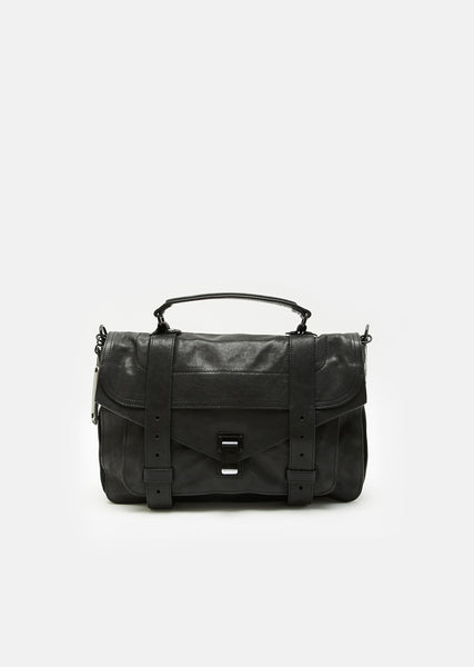 ⭐️新品⭐️PROENZA SCHOULER レザーブルゾン　ブラック　サイズ6 PS1 Medium Leather Bag by Proenza Schouler- La Garçonne