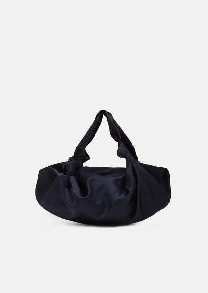 Medium Satin Ascot Bag by The Row- La Garçonne