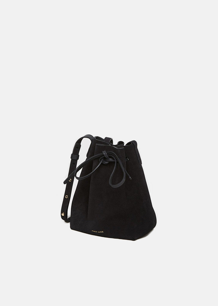 Suede Mini Bucket Bag