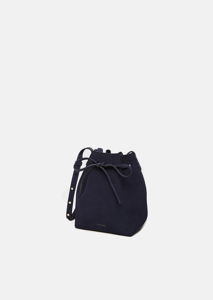 Suede Mini Bucket Bag