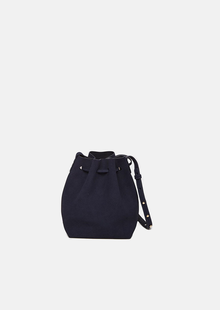 Suede Mini Bucket Bag
