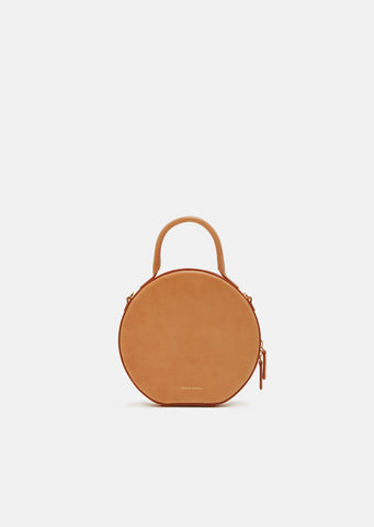Vegetable Tanned Circle Crossbody Bag