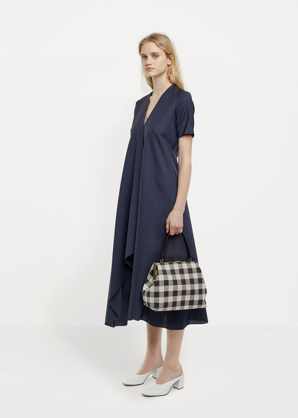 Checker Drawstring Pouch by Mansur Gavriel - La Garçonne