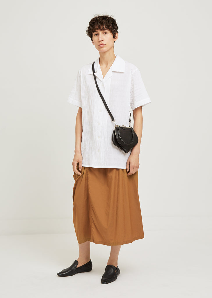 Kip Leather Folding Clasp Bag