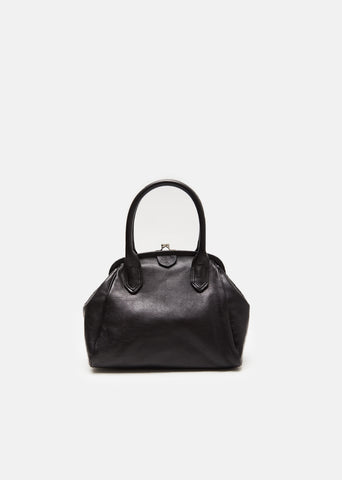 Round Clasp Handbag