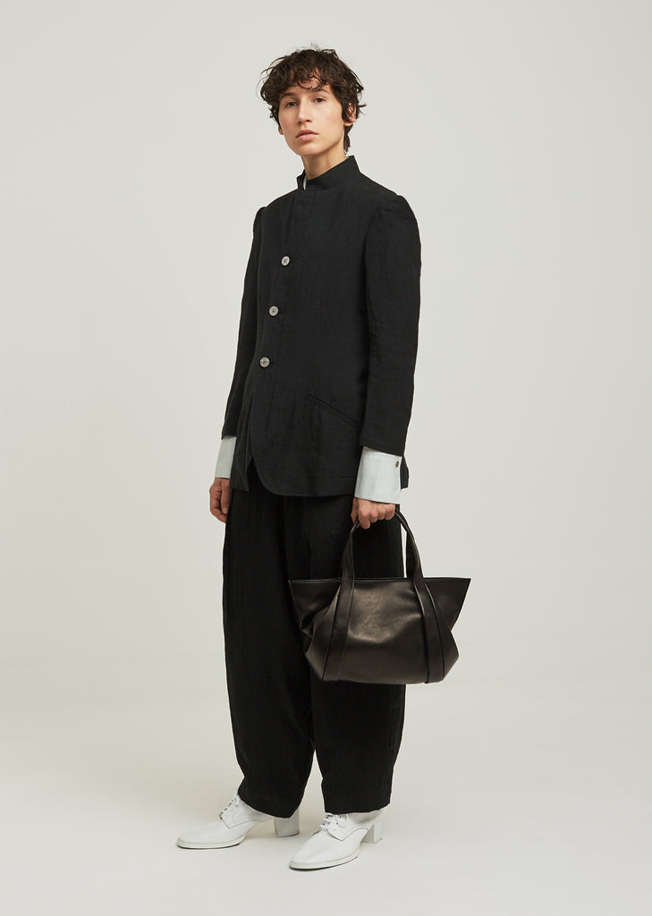 Soft Matte Leather Handbag