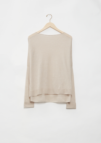Boatneck Sweater — Oyster