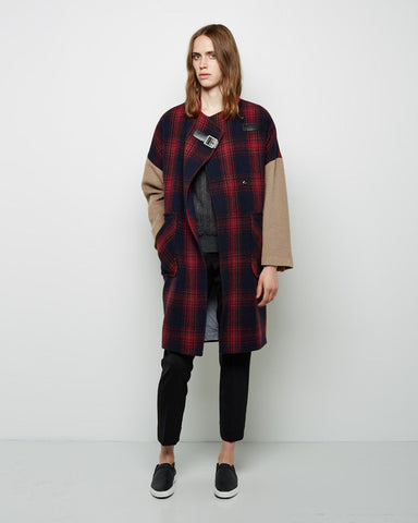 Blanket Wool Oversized Coat