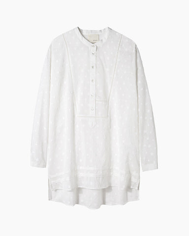 Dolman Sleeve Bib Blouse