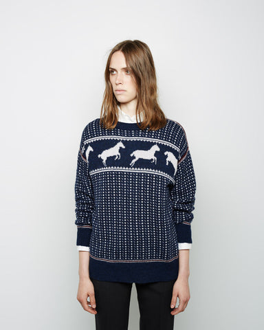 Fair Isle Horse Knit