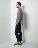 Horizontal Stripe Button Down Shirt