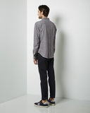 Horizontal Stripe Button Down Shirt