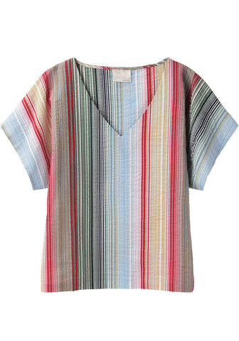 Seersucker Popover Top - CXL
