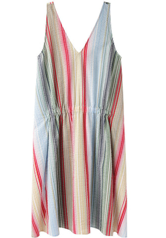Seersucker Stripe Dress  - CXL
