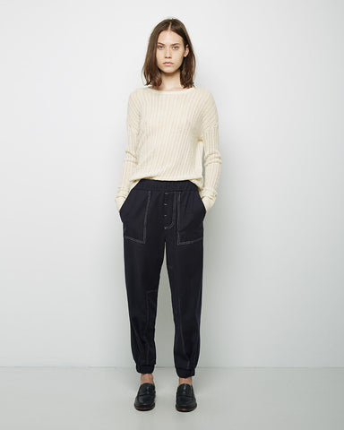 Trompe l'Oeil Wool Sweatpant