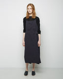 Silk Twill Apron Dress