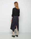 Silk Twill Apron Dress