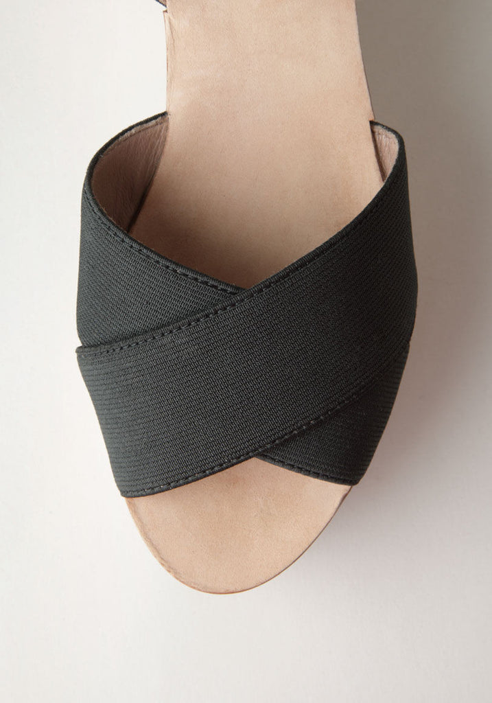 Elastic Platform Sandal