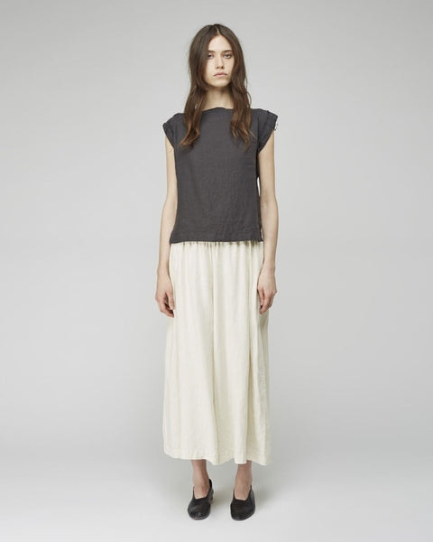 ベスト (CREOLME)LAME FEATHER KNIT TANK nofl】ウールリネンアラン柄ベスト 644003060-644003470