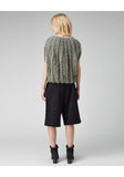Pleated Bermuda Shorts