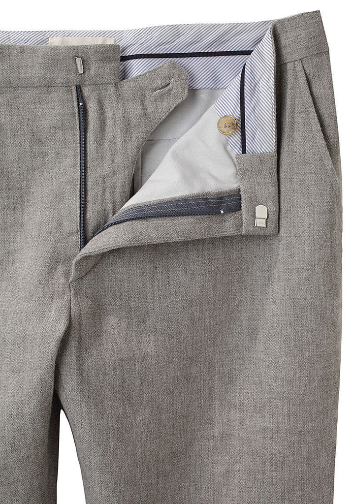 Cropped Flannel Trouser