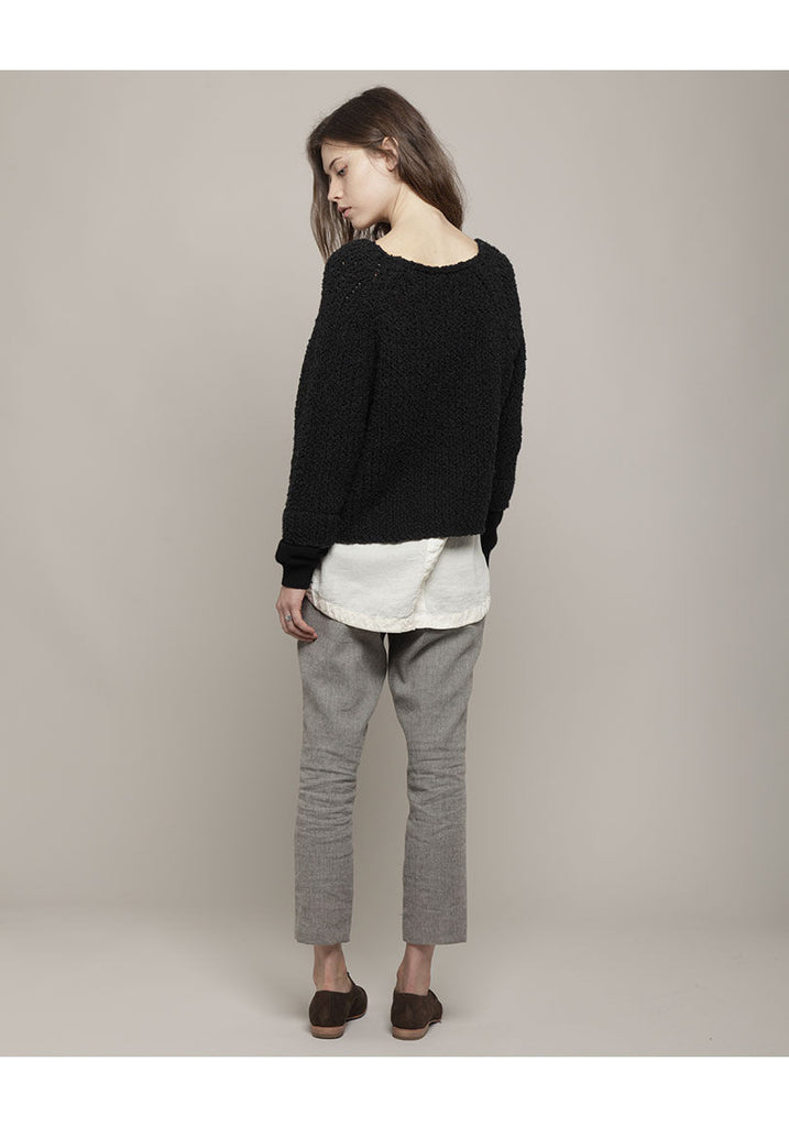 Cropped Flannel Trouser