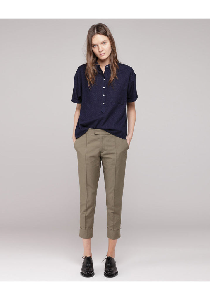 Cuffed Canvas Pant