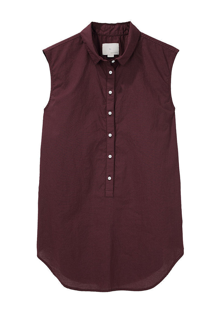 High Neck Sleeveless Shirt