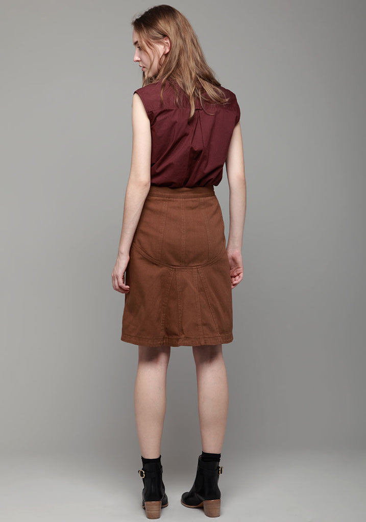 High Neck Sleeveless Shirt