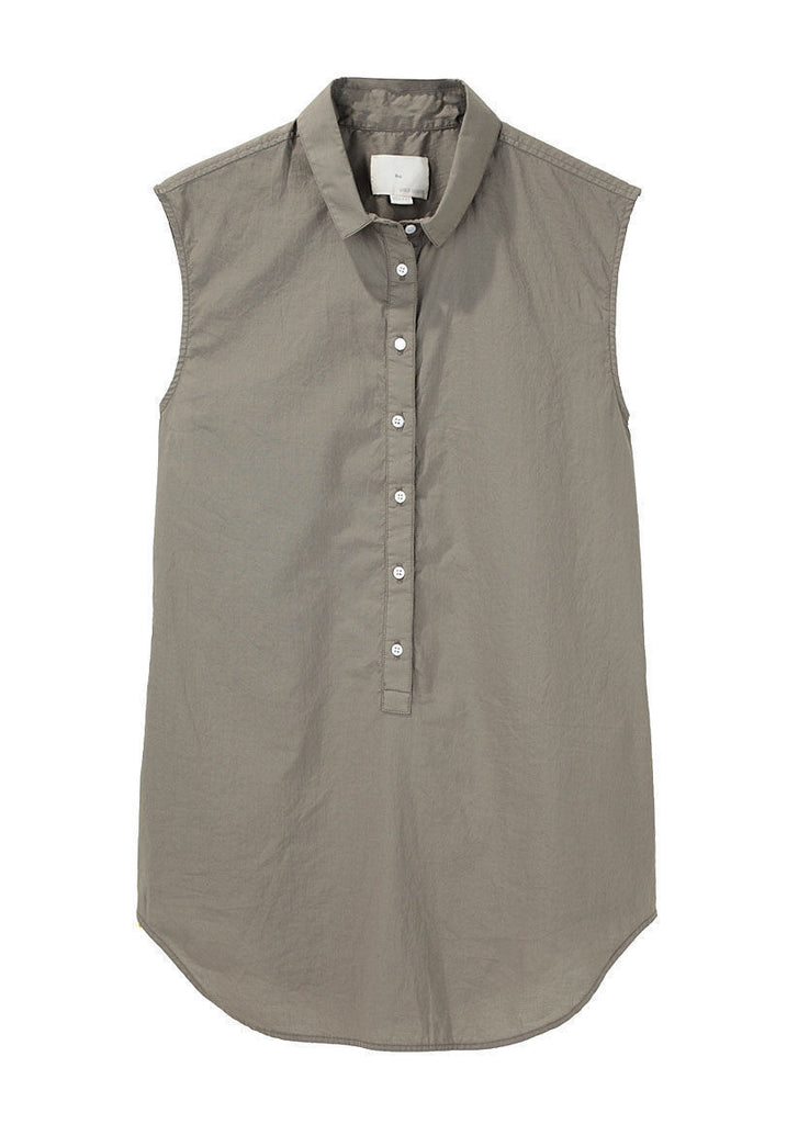 High Neck Sleeveless Shirt