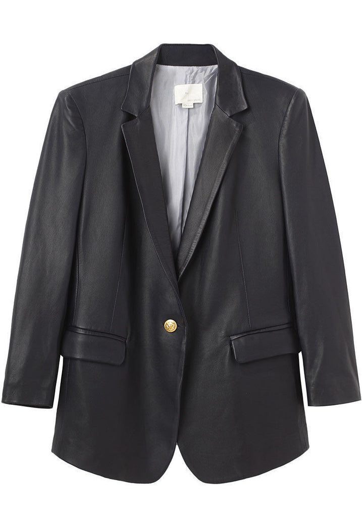 Leather Blazer