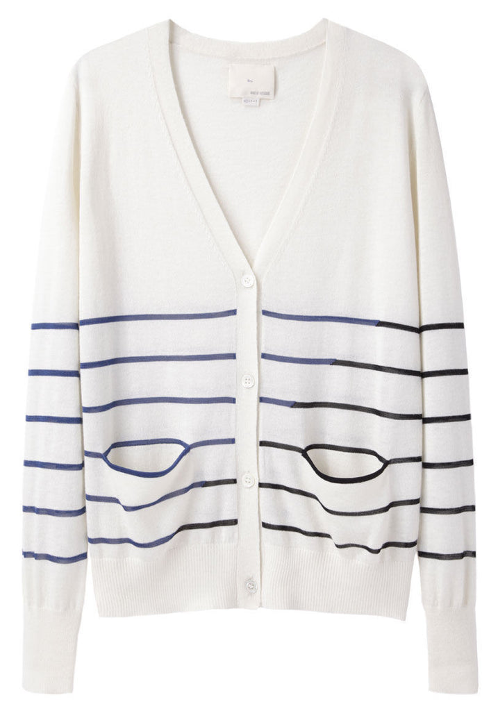 Mixed Stripe Cardigan