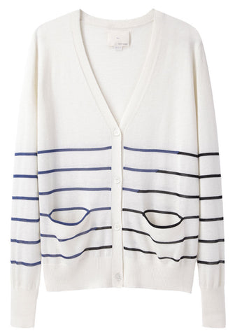 Mixed Stripe Cardigan