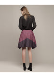 Plaid Pleated Skirt